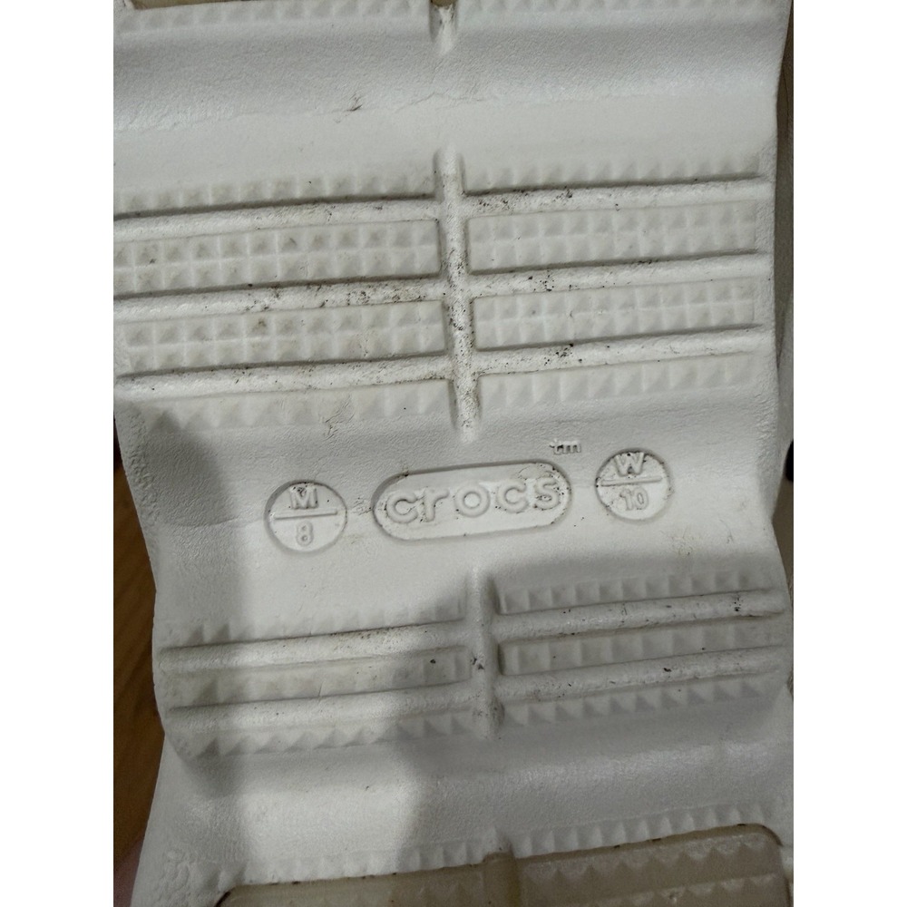 Crocs Men's 8 Women's 10 Ivory Echo Storm Tundra Shoes 209414-0HR Water Boating - Picture 7 of 7